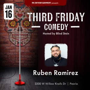 01/16/2026 - Third Friday Comedy Presents: Ruben Ramirez